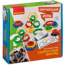 Обучающие игры Настольная игра «СКОРОСТНЫЕ ФИГУРЫ»