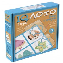IQ лото. Линии и контуры. Комплект из трех игр
